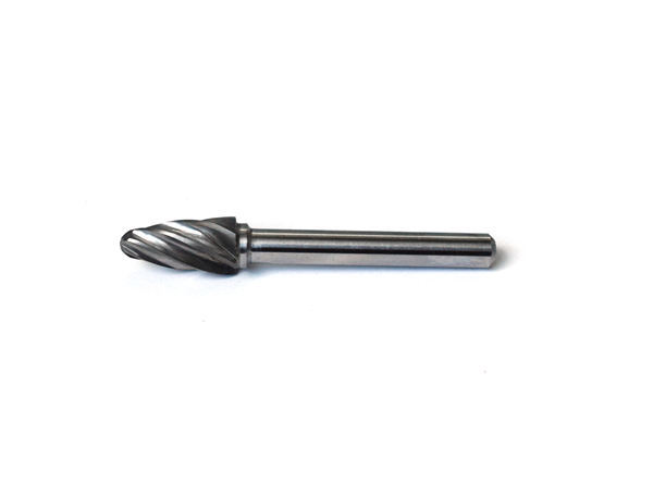 MASTER® Carbide Burr F101906R Ball Nose Tree 6mm Shank - Ripper Cut 